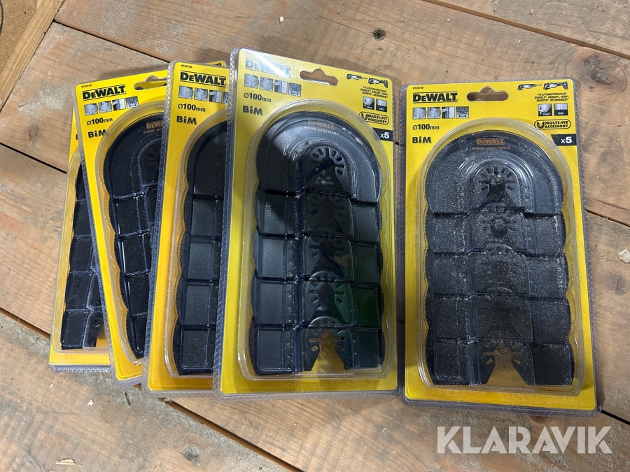 Sågblad till multiverktyg Dewalt 5 st