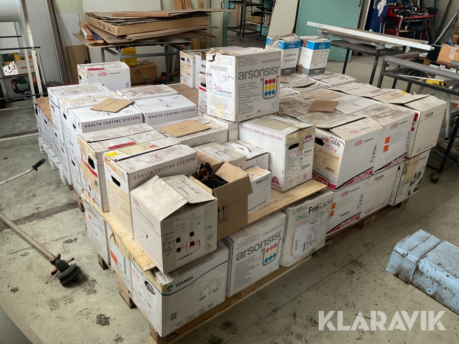 Pulverfärg Axalta 6 pallar