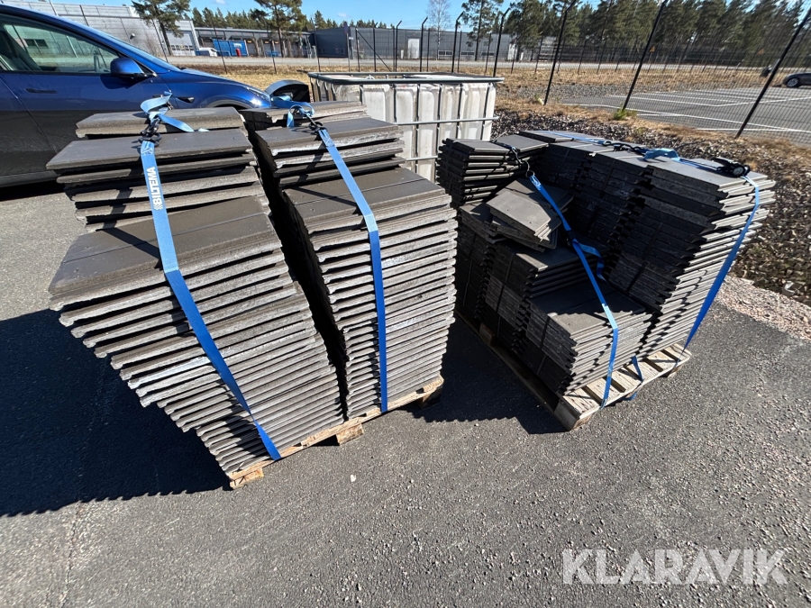 Takpannor Benders Karisma mellangrå ca 30 m²