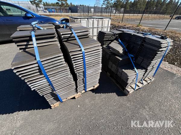 Takpannor Benders Karisma mellangrå ca 30 m²