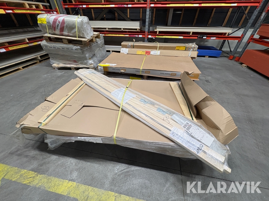 Garageport JABO 25X21 Rak Panel inkl 2st dörrspärrar