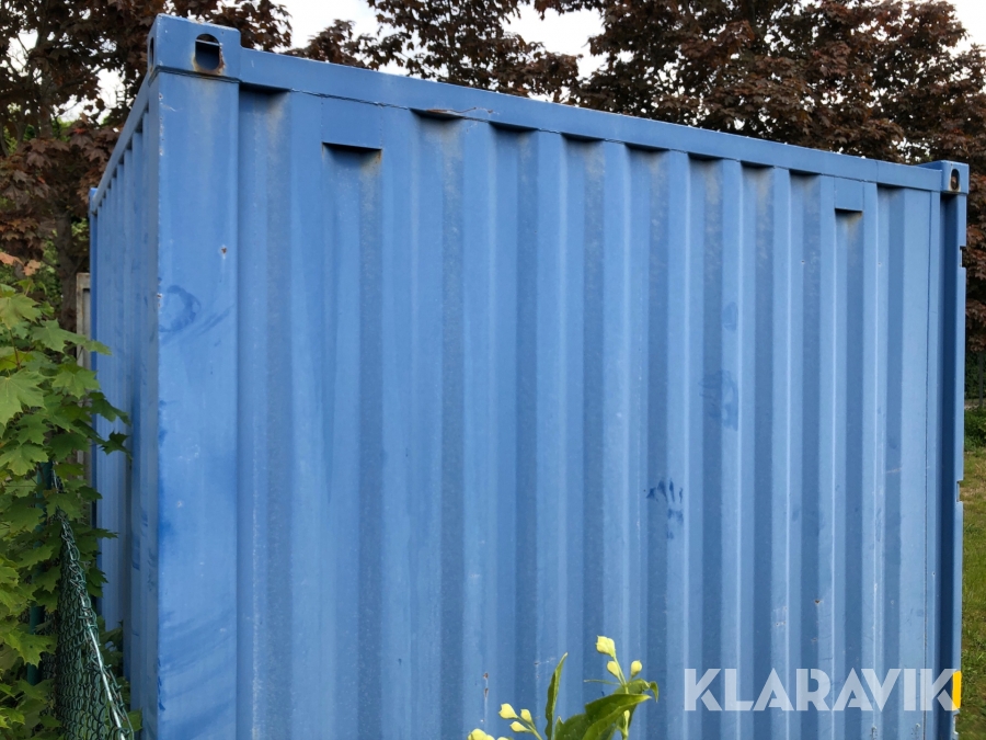 Klaravik Auktioner | Container CTX Containex 8 fot med låsbom