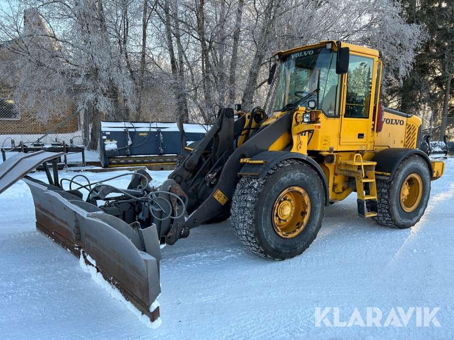 Hjullastare Volvo L60E med vikplog