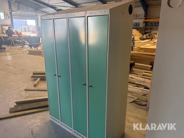 Klädskåp 7 sektioner