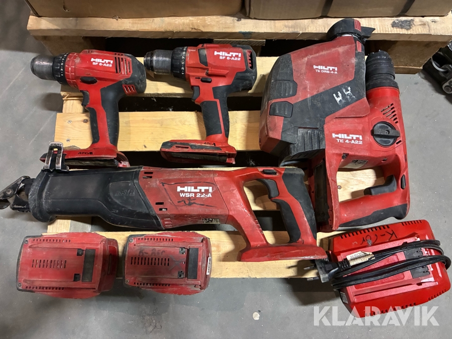 Handverktyg Hilti skruvdragare, slagborr och tigersåg