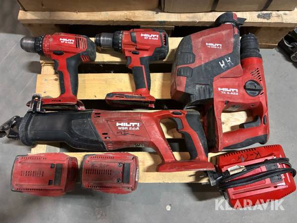 Handverktyg Hilti skruvdragare, slagborr och tigersåg