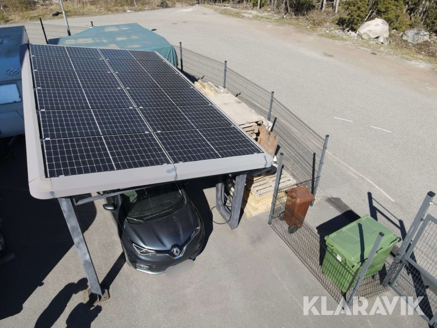 Carport med solpaneler HD Solar 4,5kwh