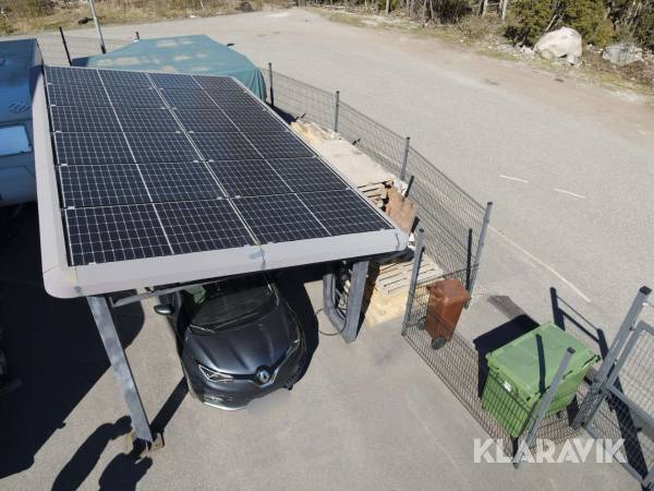 Carport med solpaneler HD Solar 4,5kwh