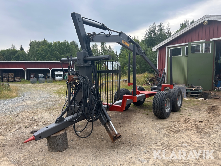 Skogsvagn Cranab 10 ton