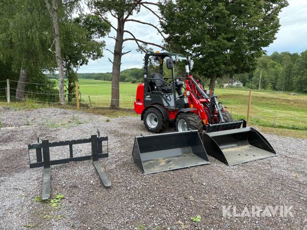 Hjullastare / Minilastare Landward W1160 - Med 3 redskap