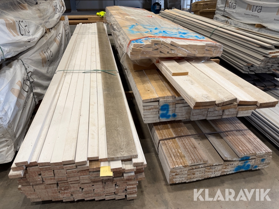 Fasadbrädor 28x145/95/70 finsågat