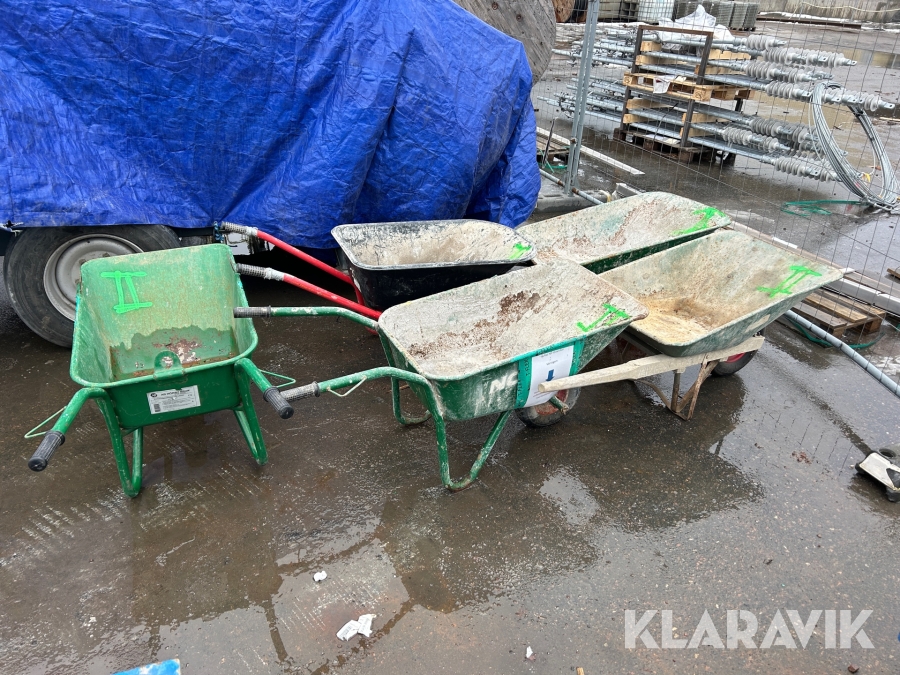 Murbrukskärror Hörby Bruk 5 st