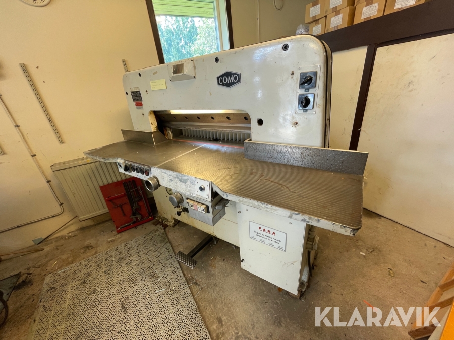 Skärutrustning för papper Como HY-82