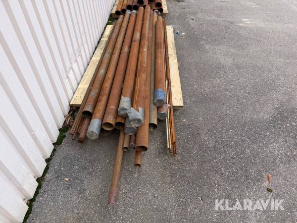 Diverse rör & stänger