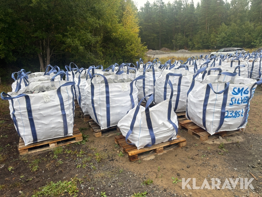 Smågatsten / Gatsten Svensk Granit Grå Bohus 8/11 - Totalt cirka 24ton / 120m2