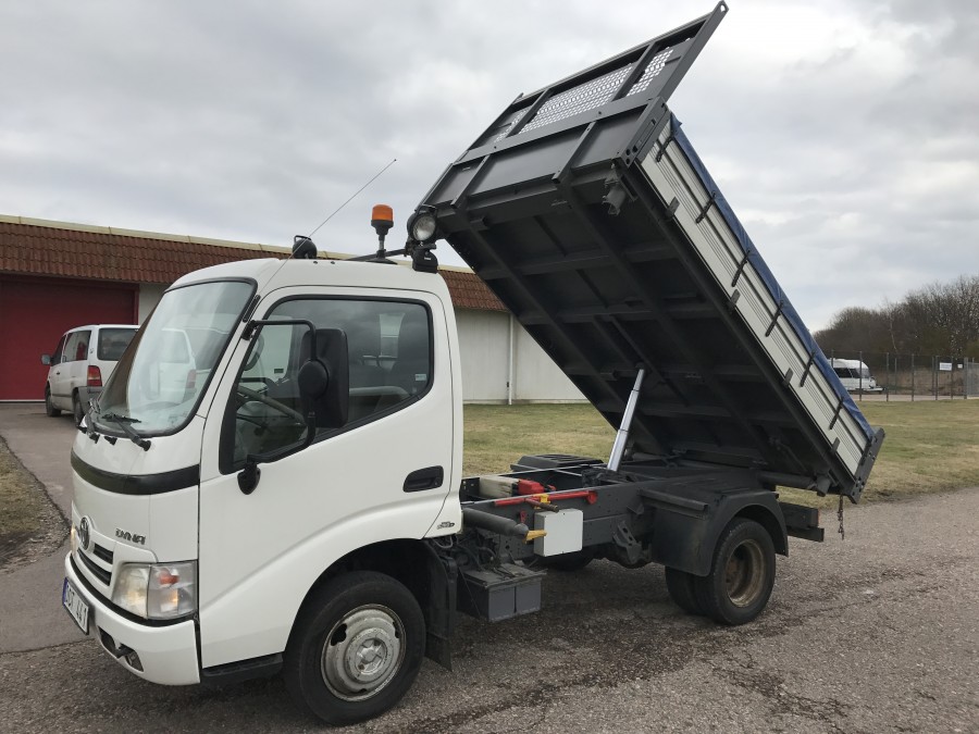 Lätt Lastbil med Tippflak  (3-vägs tipp)