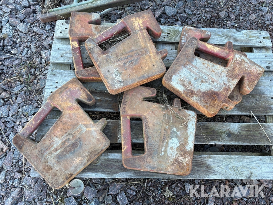 Frontvikter Volvo BM 6 st