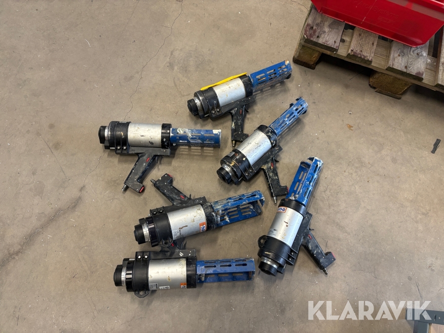 2-komponents tryckluftsspruta 6st