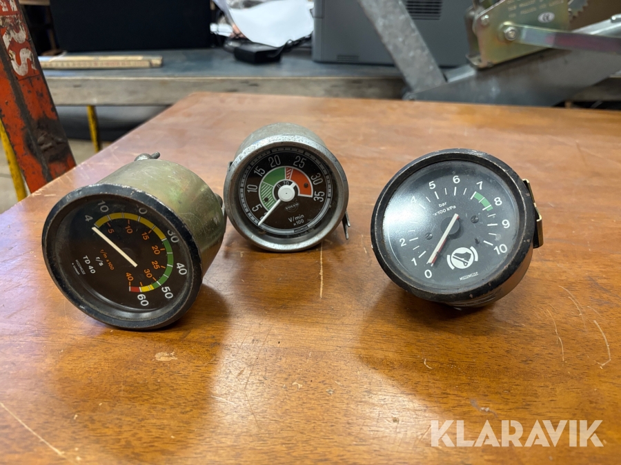 Mätare Volvo 3 st