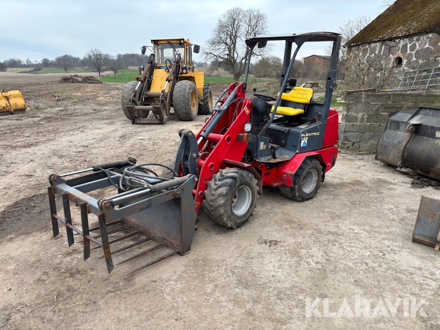 Minilastare Flexitrac 1126 med redskap