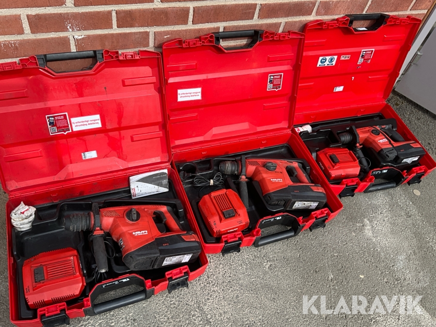 Borrhammare och Bilningsmaskin Hilti TE 300-A36, TE 30-A36, TE 6-A36