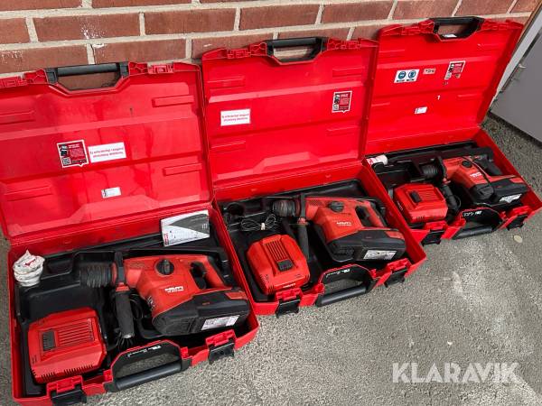 Borrhammare och Bilningsmaskin Hilti TE 300-A36, TE 30-A36, TE 6-A36