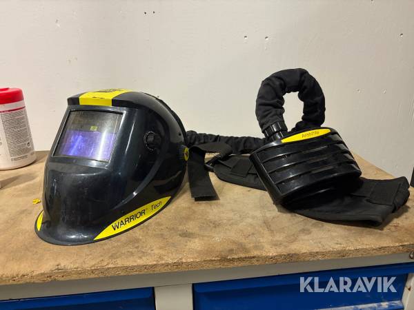 Svetshjälm ESAB Warrior Tech med friskluftsfilter