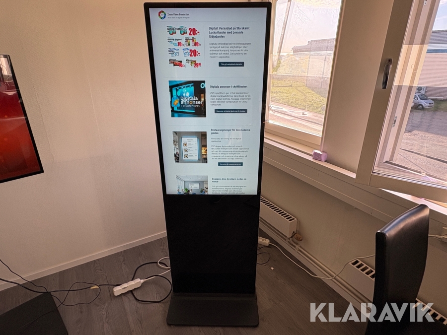 Digital reklamskylt med fot ROHS Advertising player