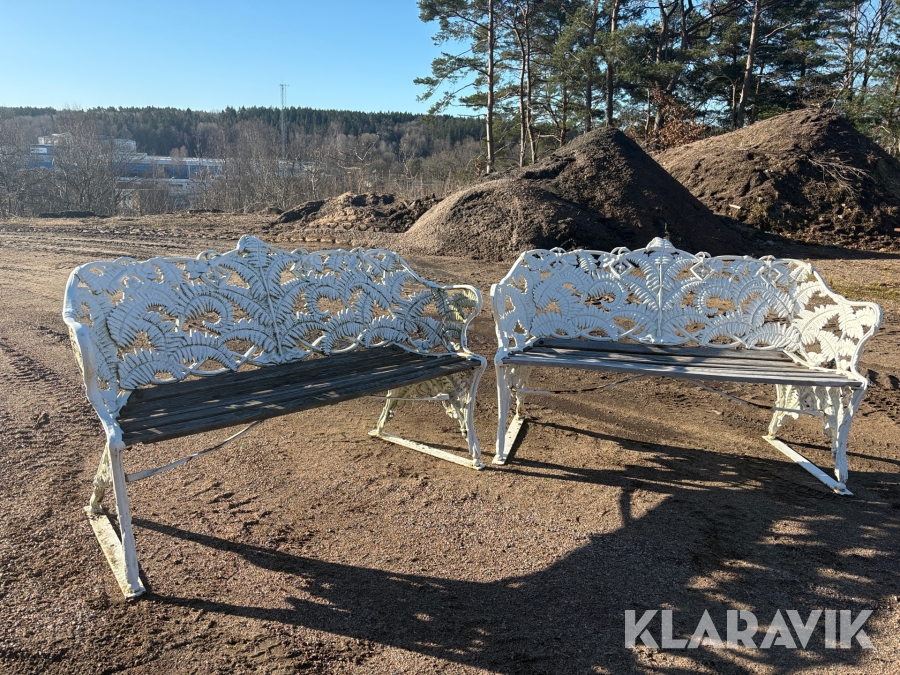 Gjutjärnssoffa Aggenberg Stockholm Ormbunke
