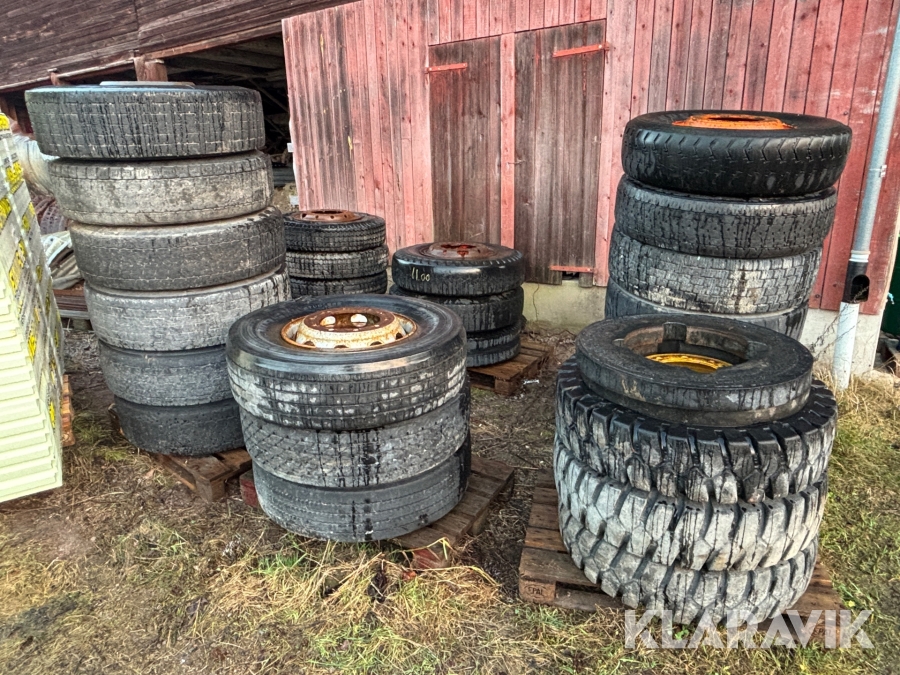 Parti däck på fälg