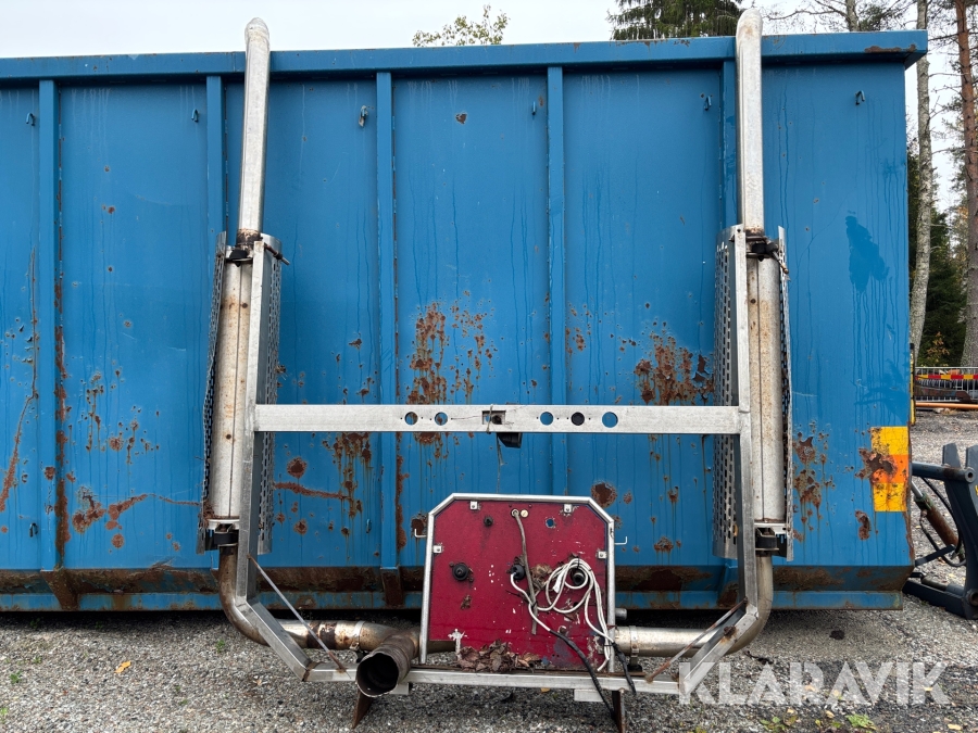 Avgasrör lastbil dubbla