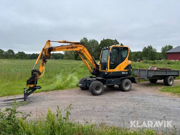Hjulgrävare Hyundai Robex 55W-9A