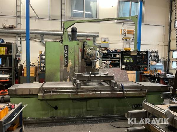 CNC bäddfräsmaskin Lagun FBF 2600