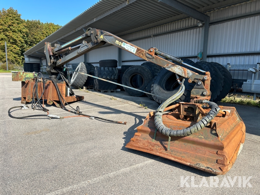 Buskröjare Slagkraft 1250 / 60 , med Mowi 4055 kran, Stora BM