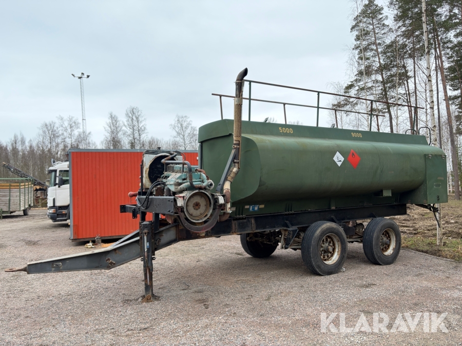 Mobil Brandpost/Tankvagn med pump 14 m3