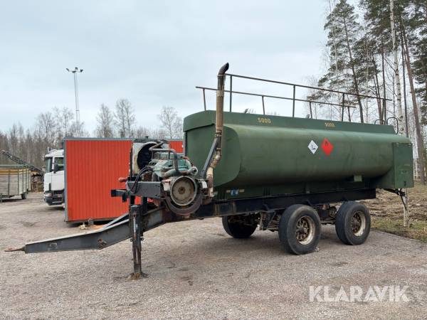 Mobil Brandpost/Tankvagn med pump 14 m3
