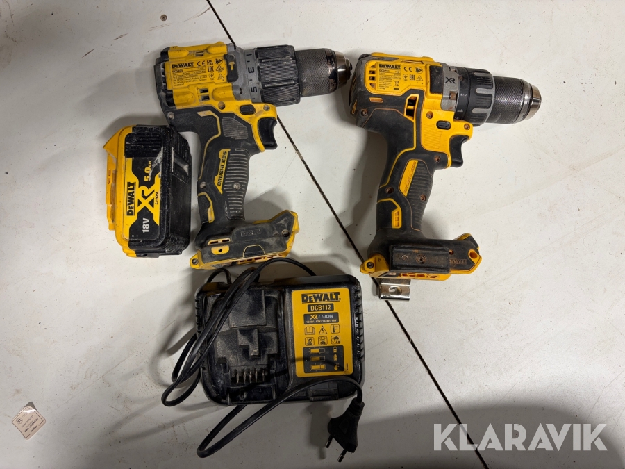 Slagborrmaskin och Borr-/skruvdragare Dewalt