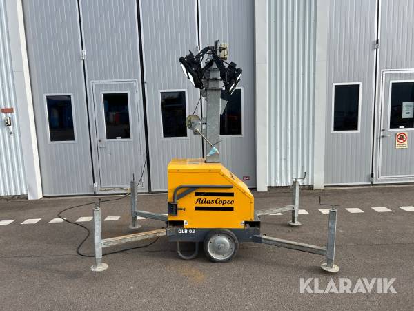 Belysningsmast Atlas Copco QLB02 Led 7m