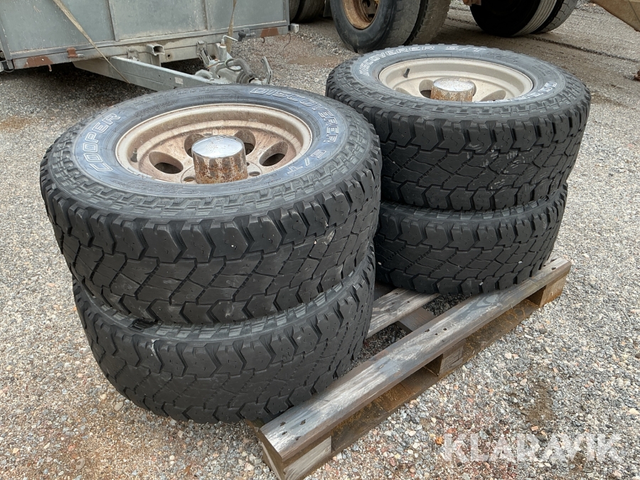 Däck med fälg Cooper LT285/70R17 4st