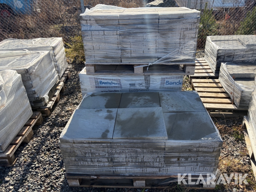 Marksten Benders Cambridge Grå 420 x 420 x 50 mm ca 70 m2