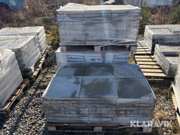 Marksten Benders Cambridge Grå 420 x 420 x 50 mm ca 70 m2