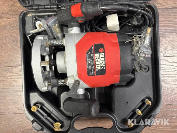 Överhandsfräs Black & Decker KW850E 1100w