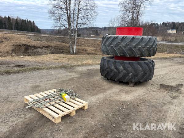 Dubbelmontage Trelleborg TM900 650/85R38