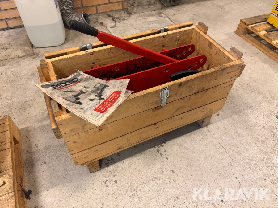 Hydraulisk rörbock Ridgid