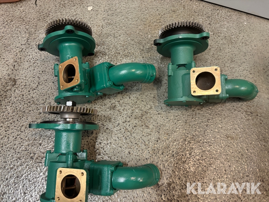 Vattenpumpar Volvo Penta D16 3 st