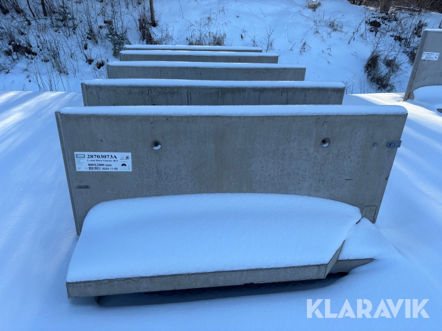 L-stöd fabriksnya Benders 23st