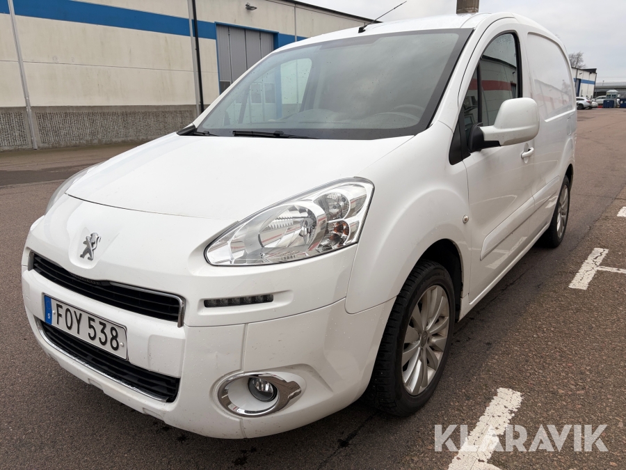 Skåpbil Peugeot Partner (3-sitsig) Nybesiktigad