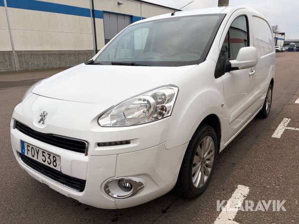 Skåpbil Peugeot Partner (3-sitsig) Nybesiktigad