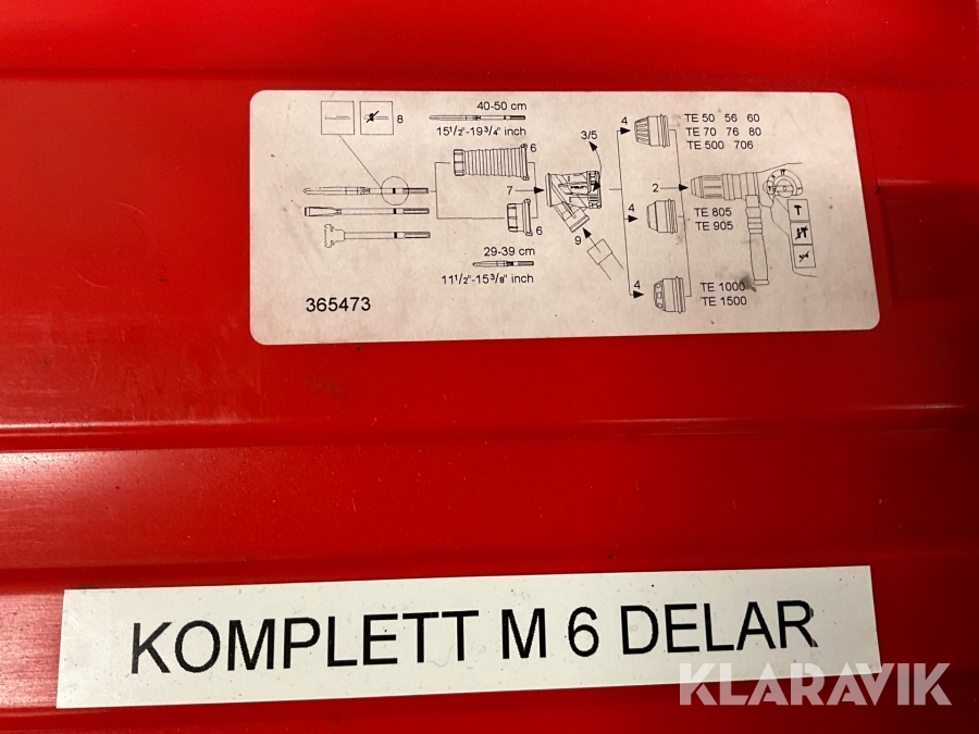 Utsug till bilmaskin Hilti TE DRS-B