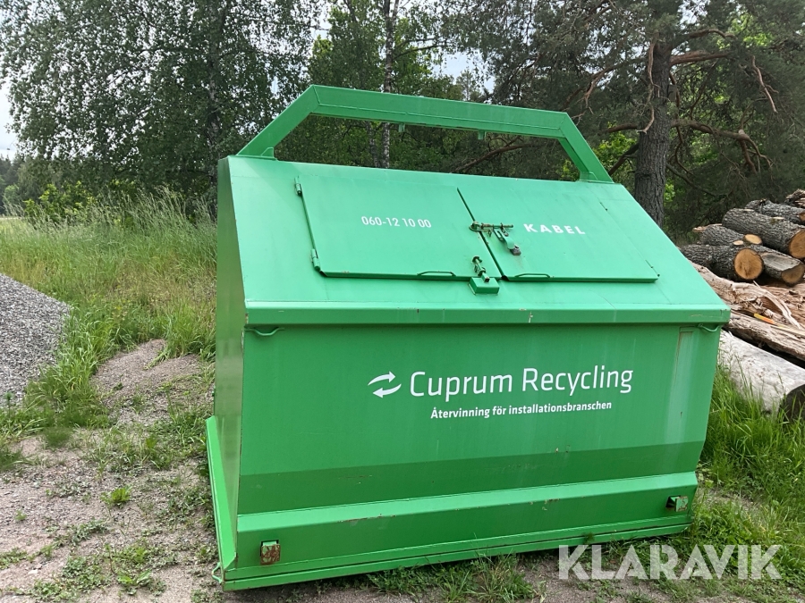 Container med bottentömning